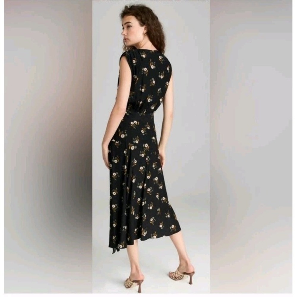 Veronica Beard Women's Wixson Silk- Blend Floral Midi Dress - Picture 7 of 11